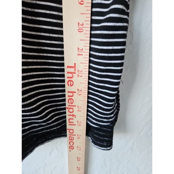 Womens Max Studio Weekend Ruffle Stripe Blouse Sz Smal Boho Office Siren Capsule - Picture 5 of 6